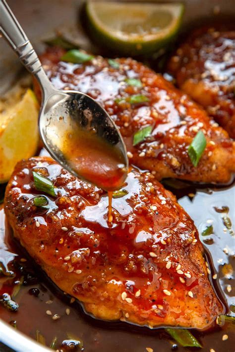 ceciliaspice|super easy honey sriracha chicken that I promise will be a hit.